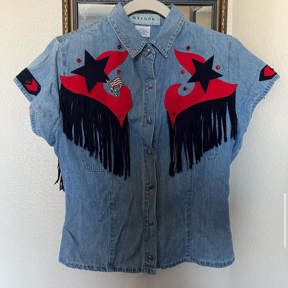 Vintage western top